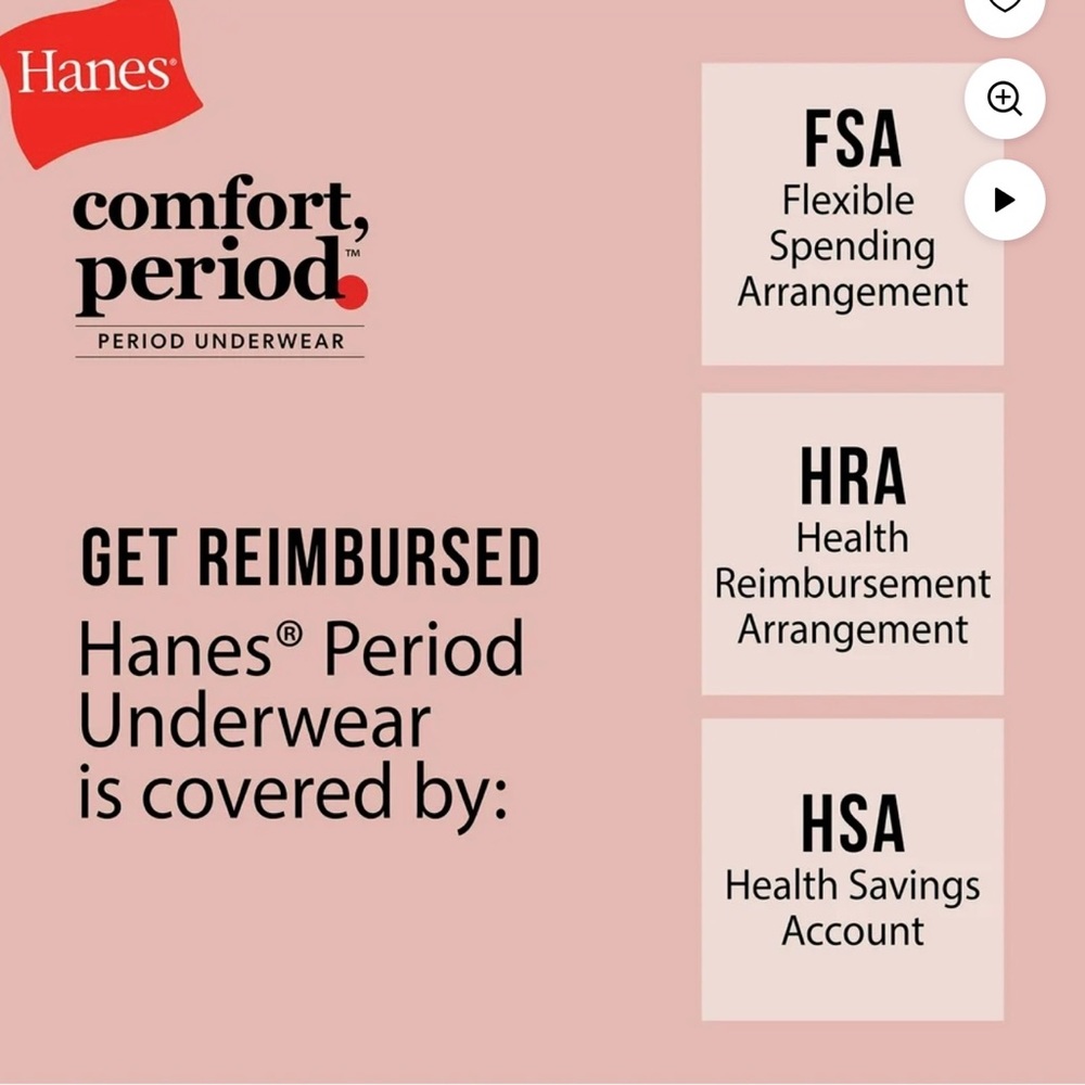 Hanes Comfort Super Period Protection Boxer  Briefs in Black, 2 pack, 5/Medium - Picture 9 of 10